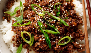 Quick & Easy Korean Ground Beef Bowl