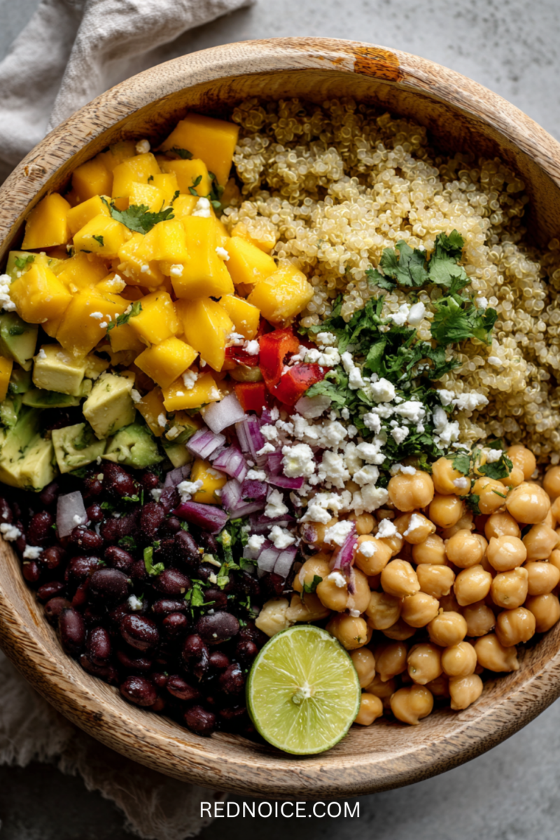 High-Protein Mediterranean Quinoa Salad (Fresh & Filling)