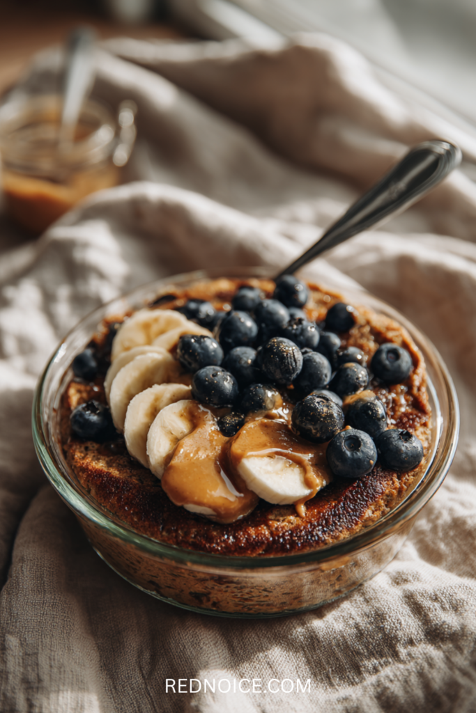 Baked Protein Pancake Bowls
