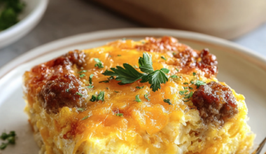 Easy Sausage and Egg Casserole
