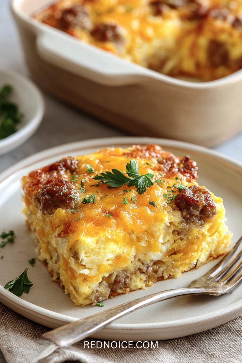 Easy Sausage and Egg Casserole