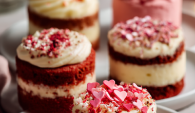 Mini Valentine Layer Cakes
