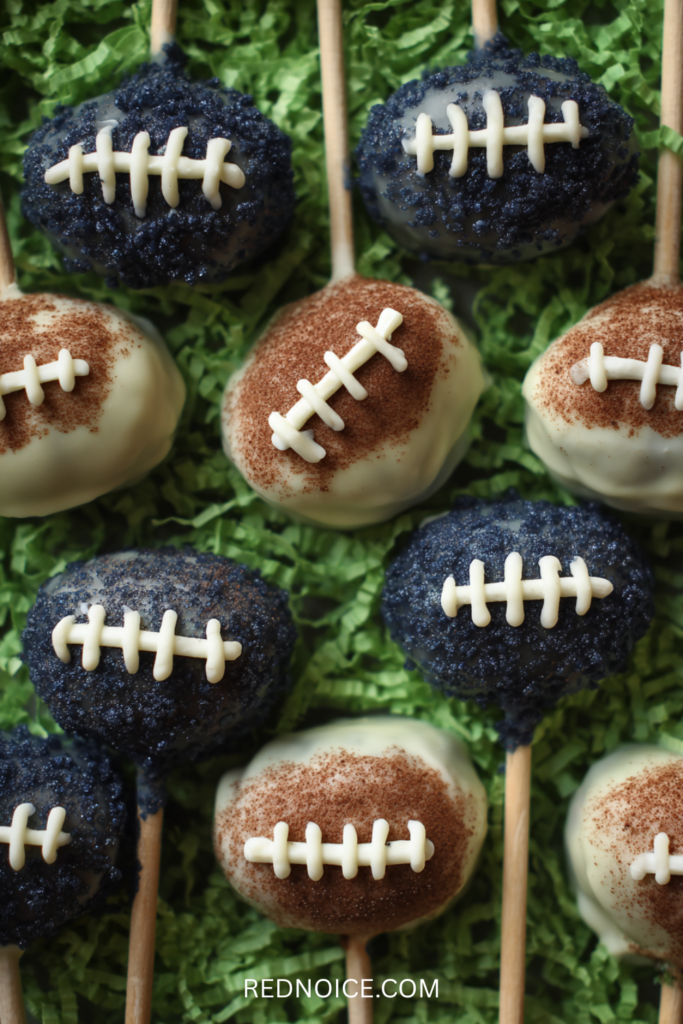 Easy Football Cake Pops