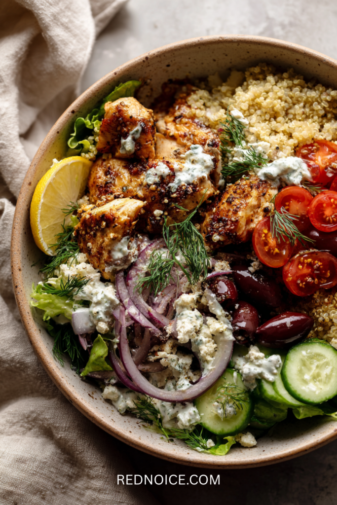 Greek Chicken Power Bowl