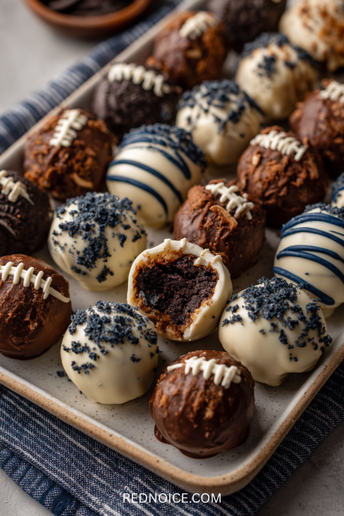 Oreo Football Truffles