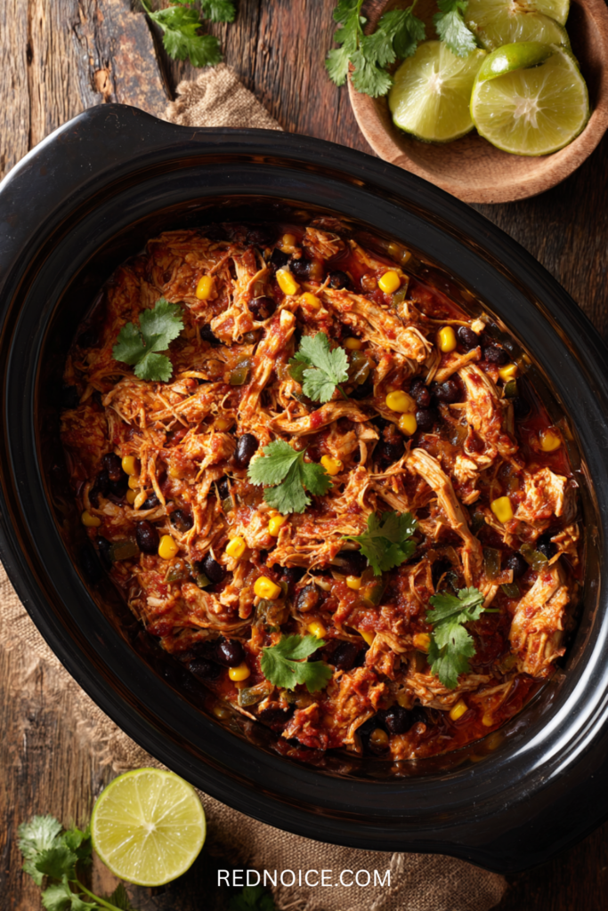 Slow Cooker Salsa Chicken