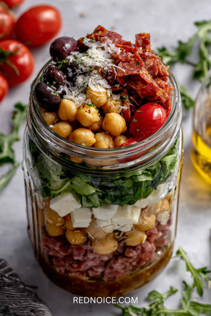 Italian Chopped Salad with Salami