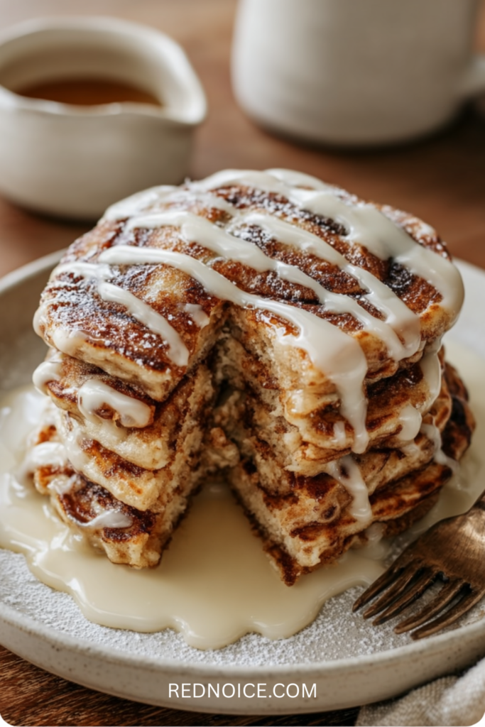 Cinnamon Roll Pancakes