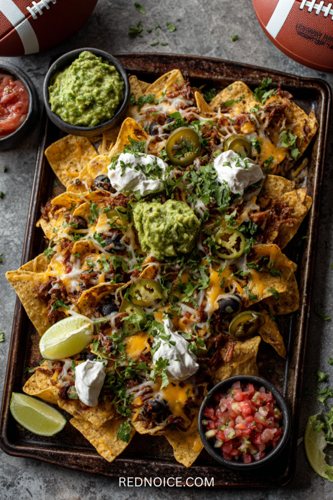 Sheet Pan Loaded Nachos