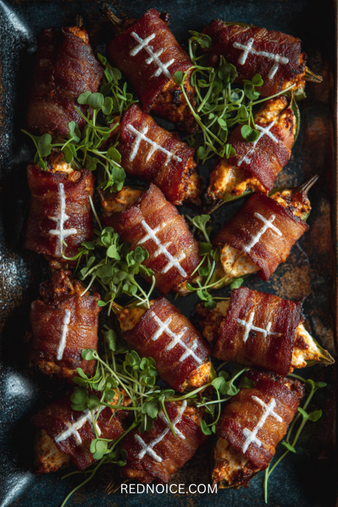 Bacon-Wrapped Jalapeño Poppers