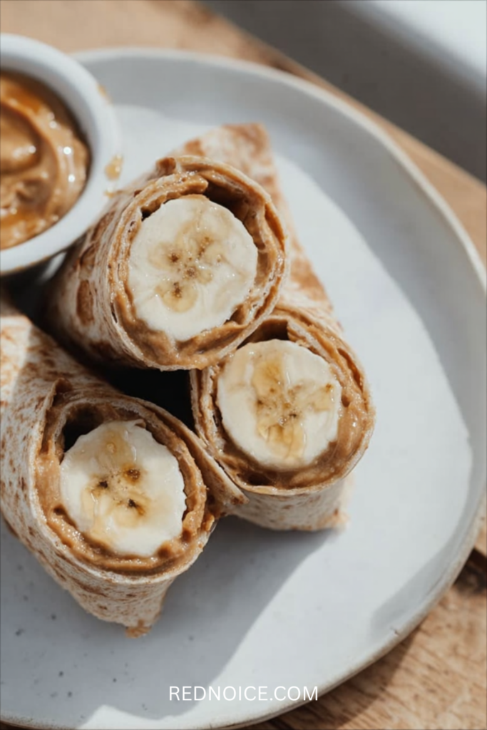 Banana Peanut Butter Wrap