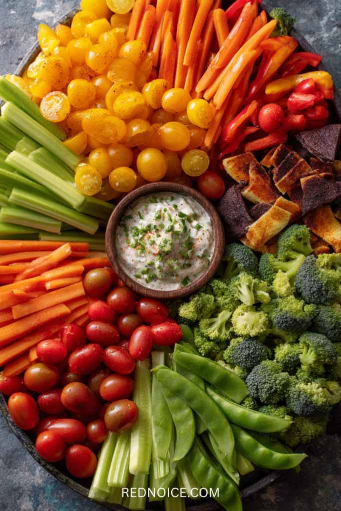 Veggie Tray with Ranch Dip Upgrade