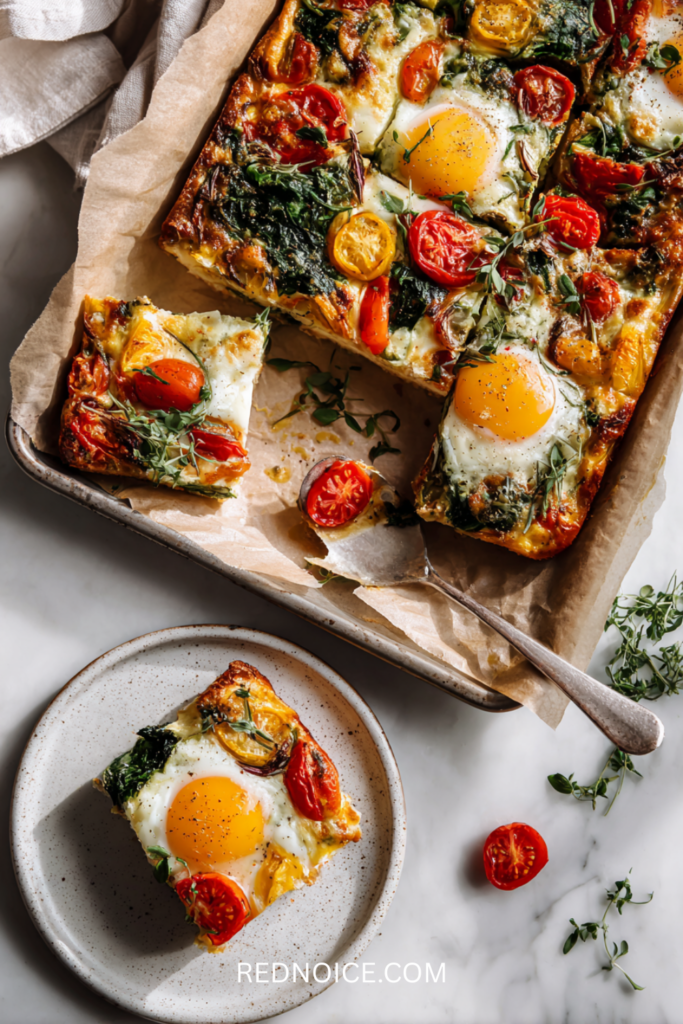Sheet Pan Eggs with Vegetables