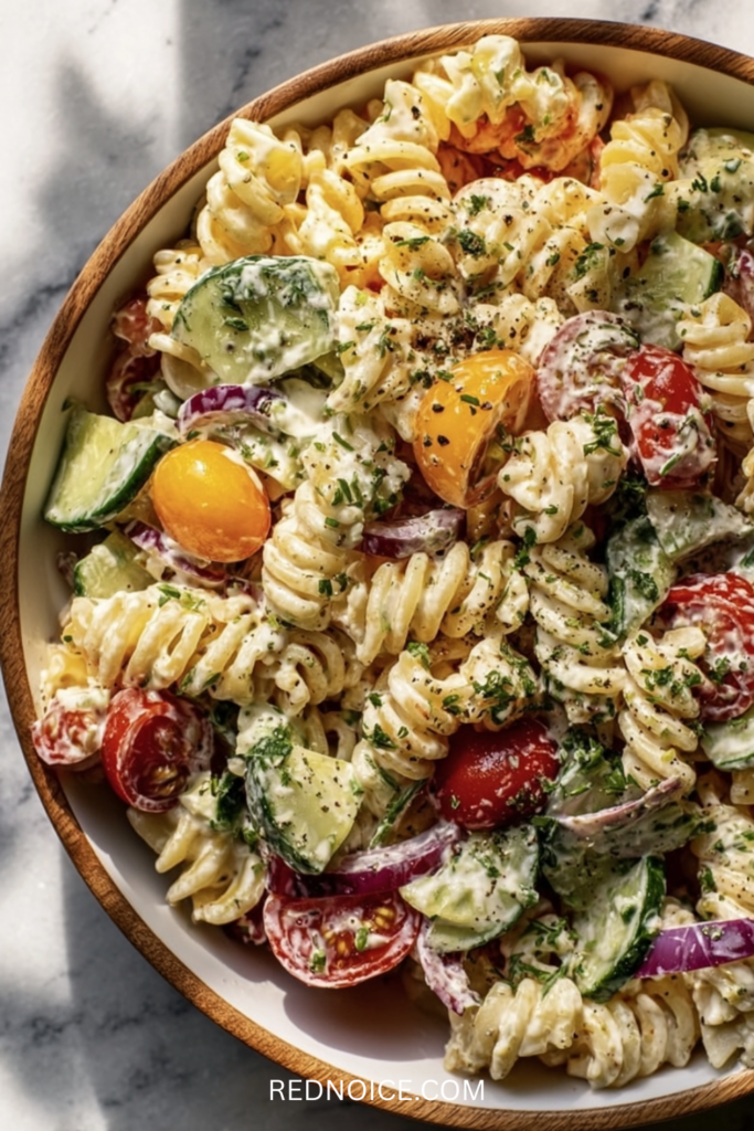 Classic Ranch Pasta Salad | 15-Minute Favorite