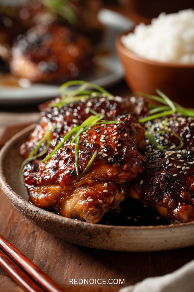 Honey Garlic Chicken Thighs