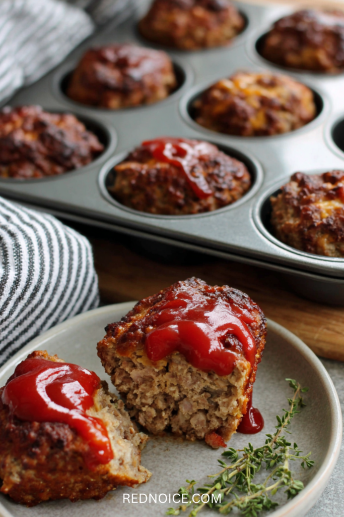 Mini Muffin-Tin Meatloafs (Perfect for Meal Prep)