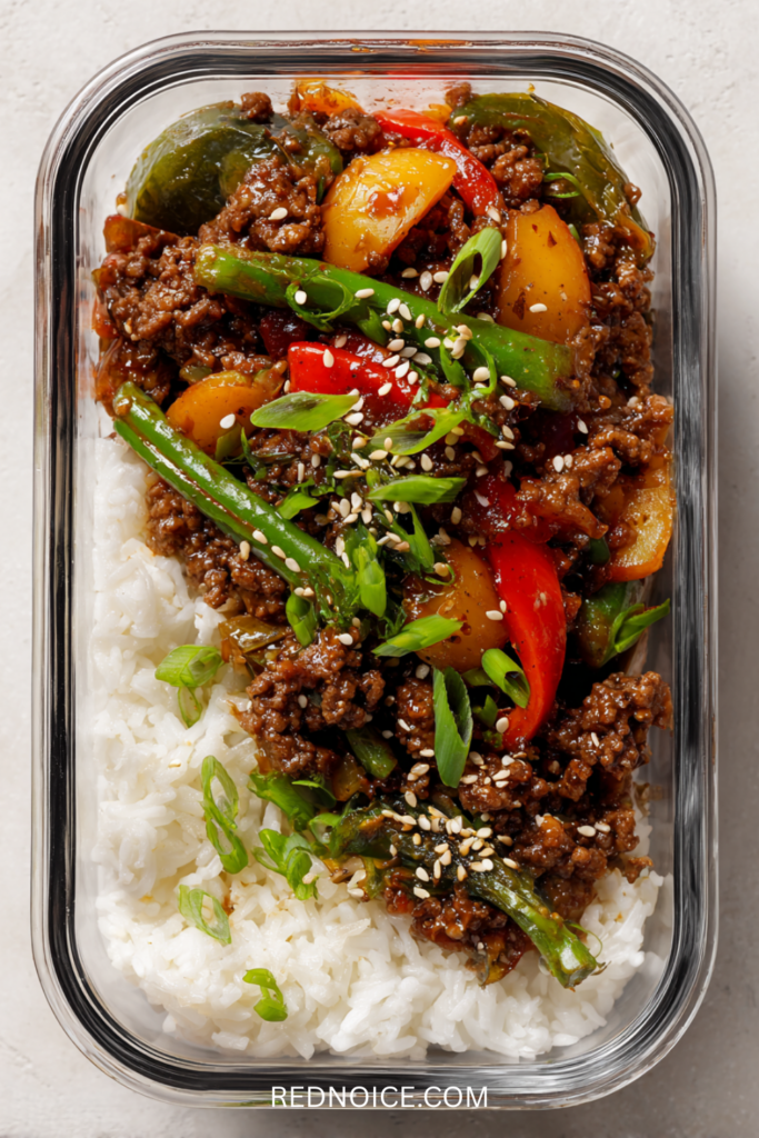 Teriyaki Ground Beef Stir-Fry