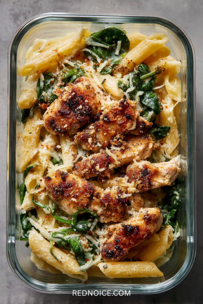 Garlic Parmesan Chicken Pasta