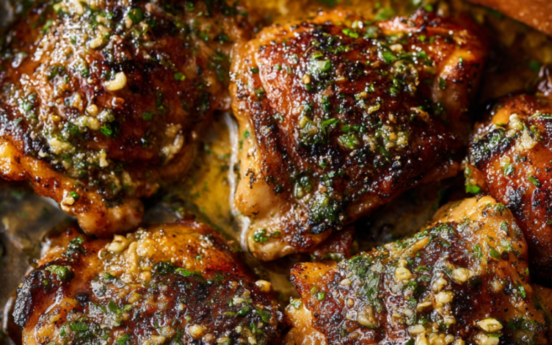 Garlic Butter Chicken Thighs