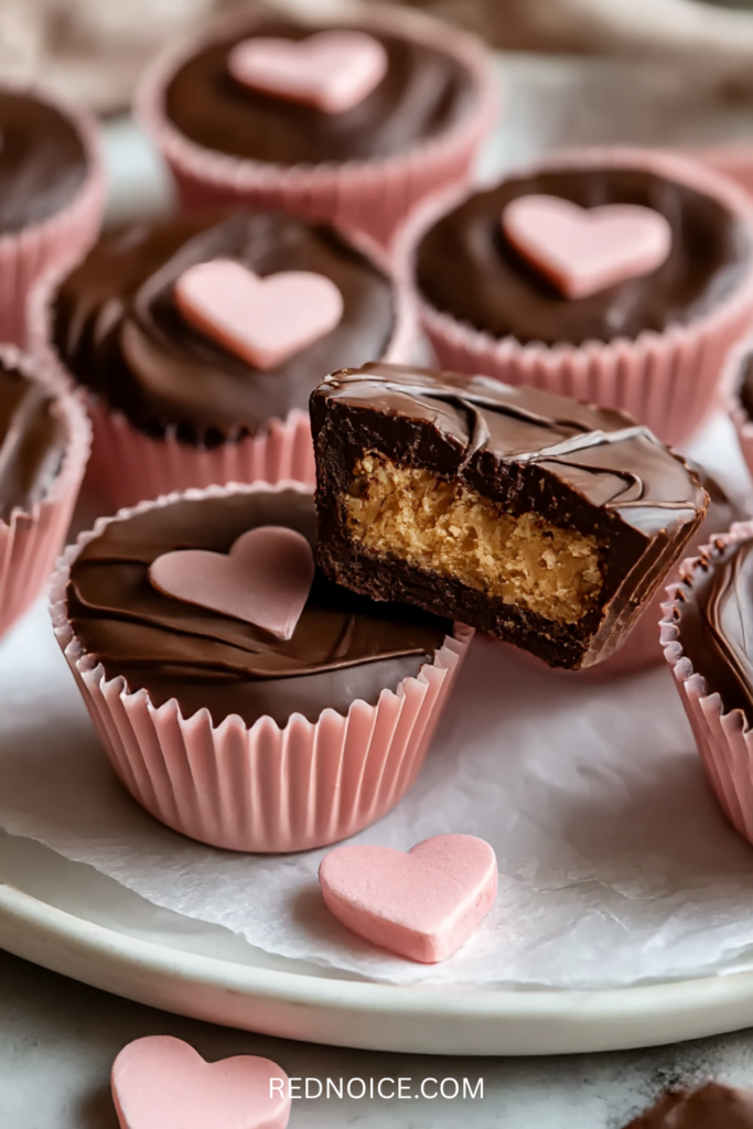 Homemade Reese's Valentine Hearts