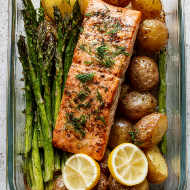 Salmon and potatoes