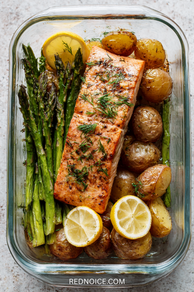 Salmon and potatoes