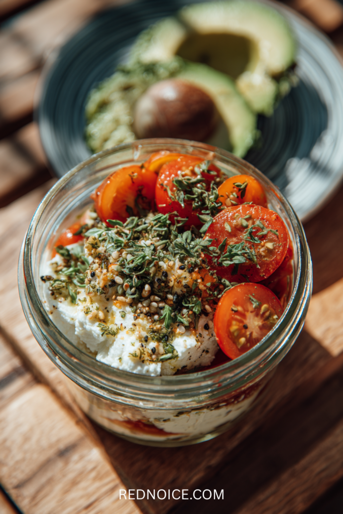 Simple Cottage Cheese Snack Jars