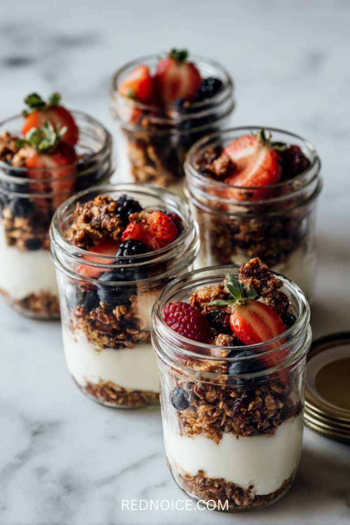 Greek Yogurt Parfait Jars