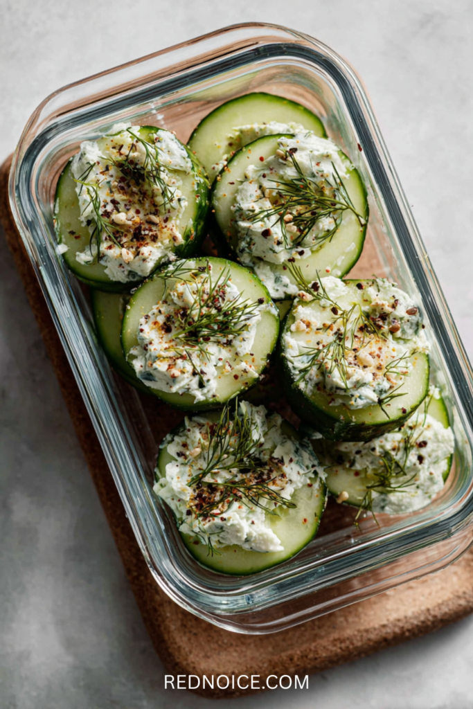 Cucumber Cream Cheese Bites