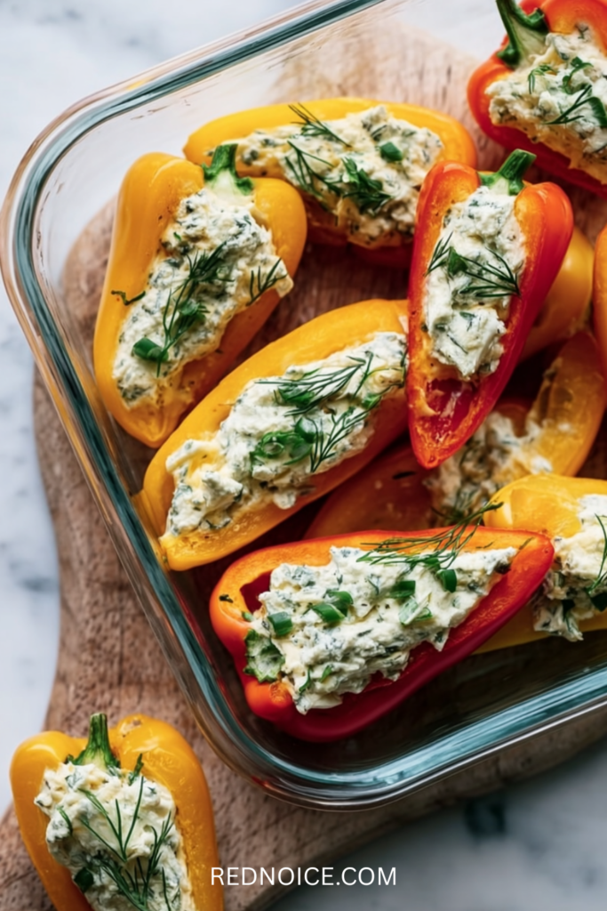 Cheese-Stuffed Mini Peppers