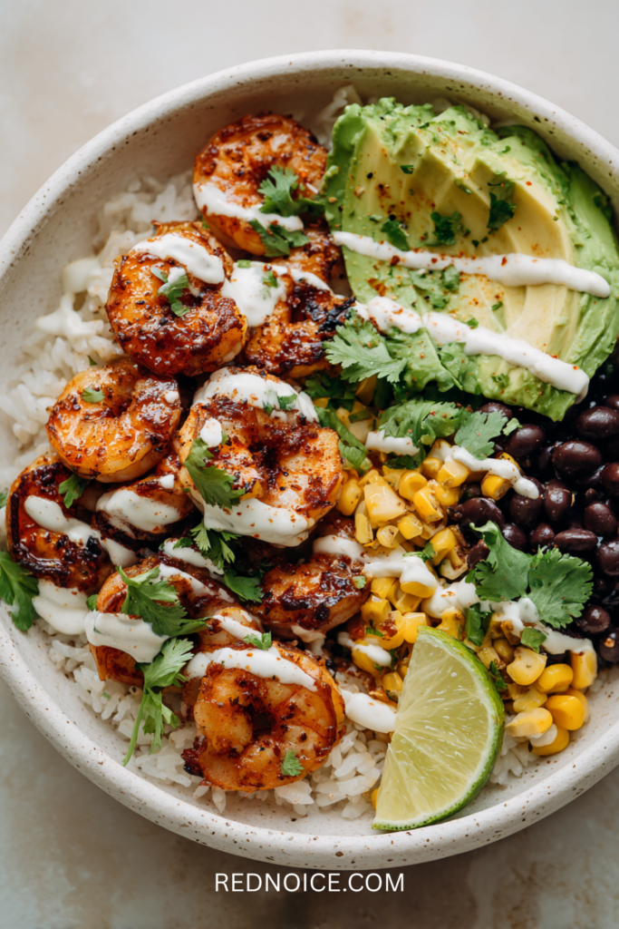 Chili Lime Shrimp Bowls