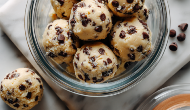 Greek Yogurt Cookie Dough Bites
