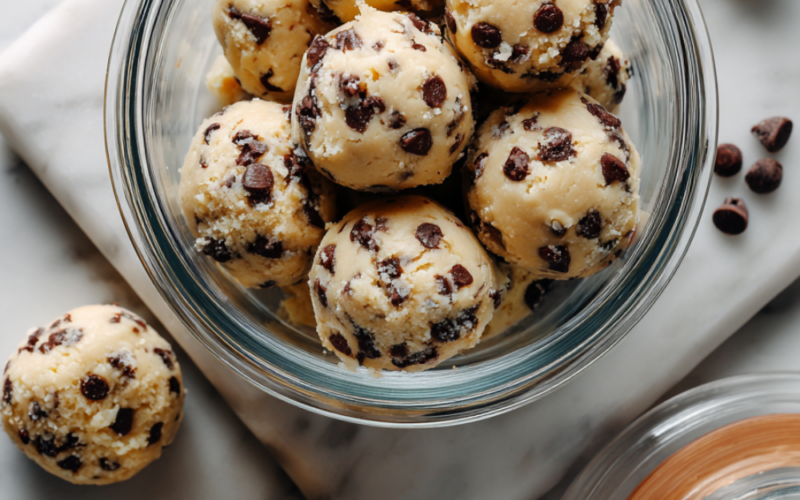 Greek Yogurt Cookie Dough Bites