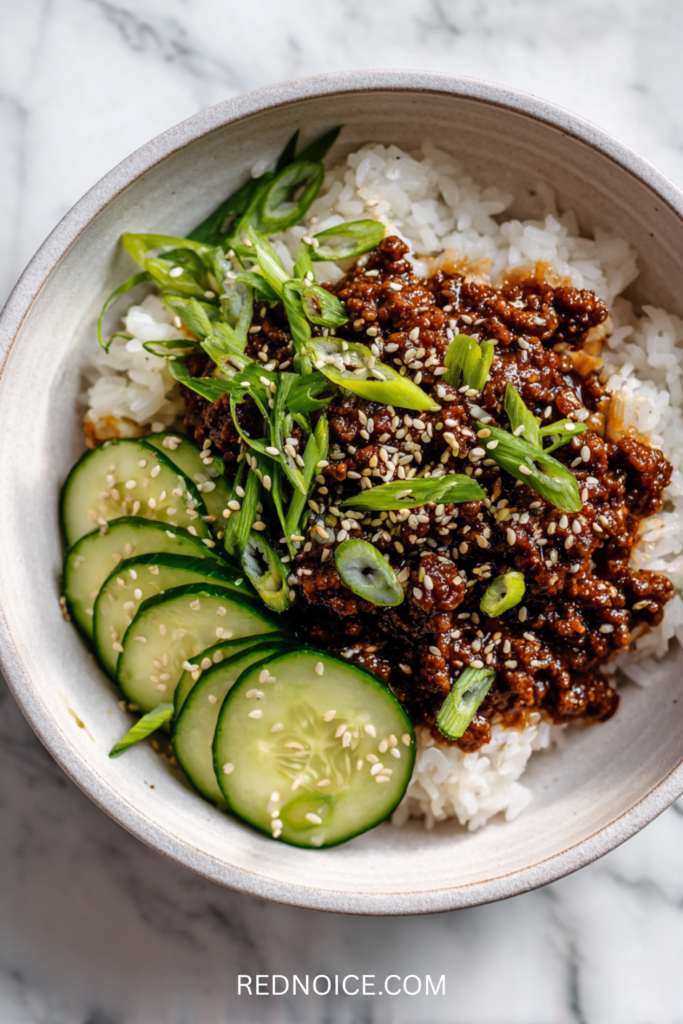 Korean Beef and Rice