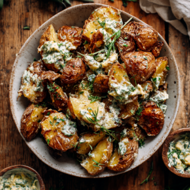 Crispy mashed potato salad recipe