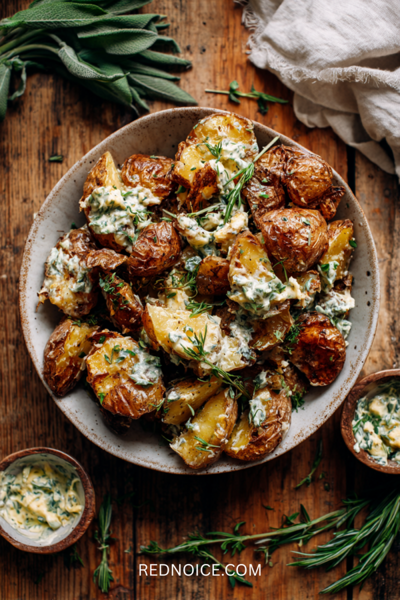 Crispy mashed potato salad recipe