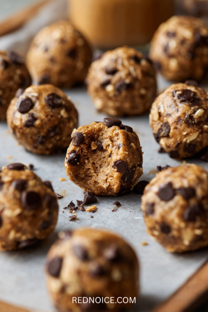 Classic Peanut Butter Chocolate Chip Protein Balls