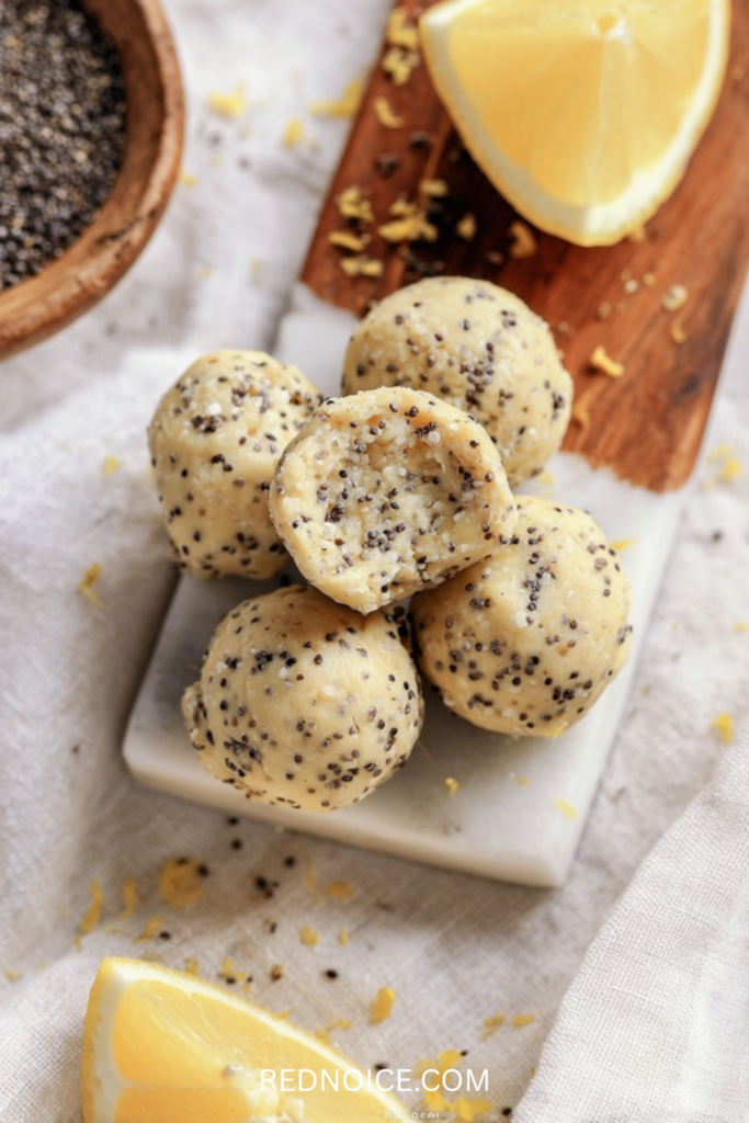 Lemon Poppyseed Protein Balls