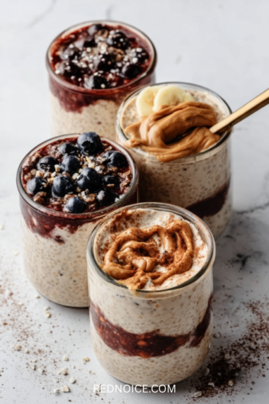 High protein overnight oats
