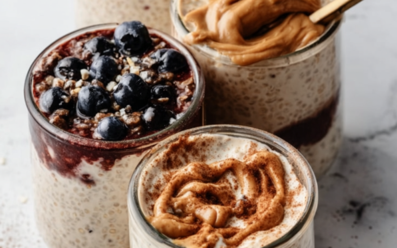 High protein overnight oats