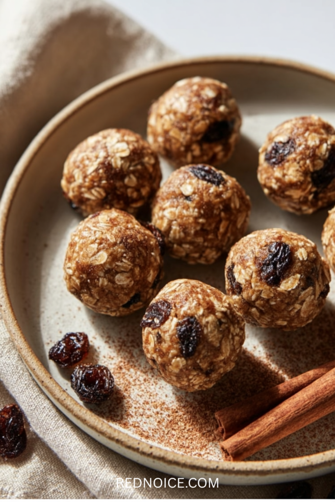 Oatmeal Raisin Protein Balls