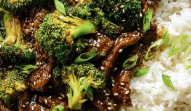 Sticky Honey Garlic Beef and Broccoli