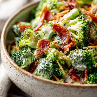 This broccoli bacon salad recipe