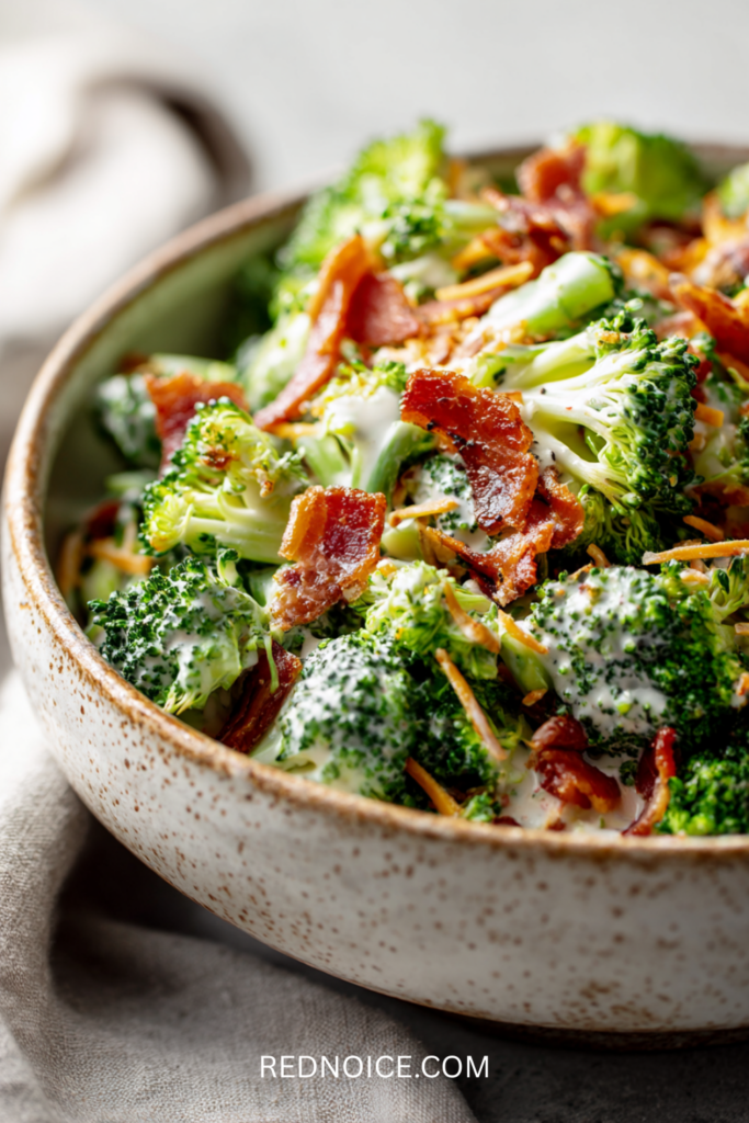 This broccoli bacon salad recipe