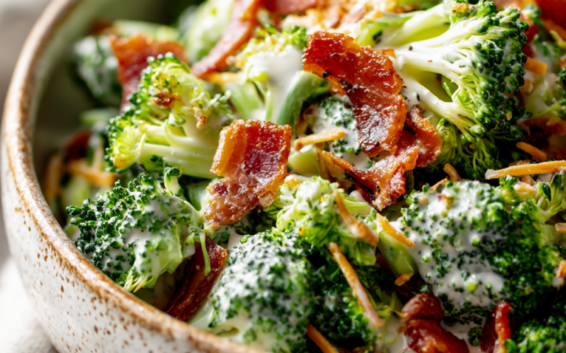 This broccoli bacon salad recipe