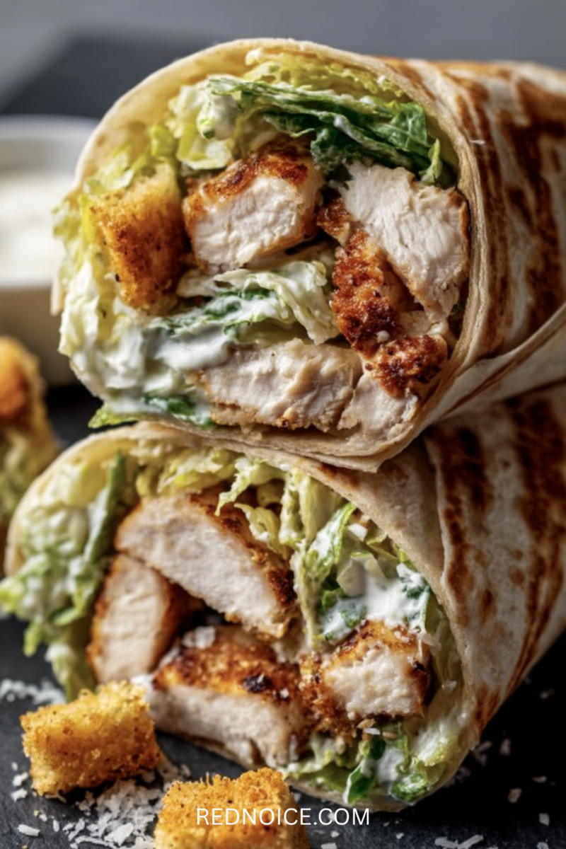 Chicken caesar wrap