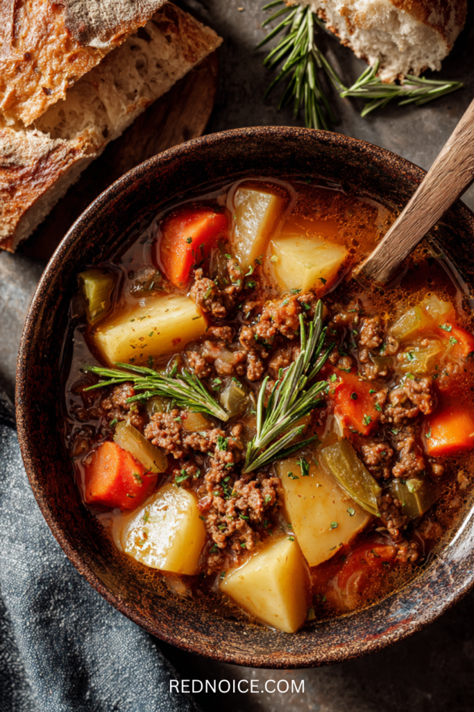 Classic Hamburger Soup
