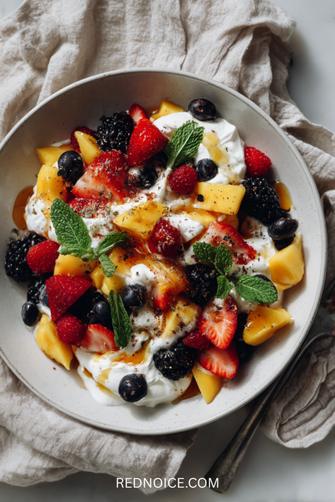 Creamy Yogurt Fruit Salad