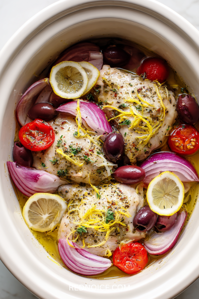 The Slow-Cooke Greek Chicken