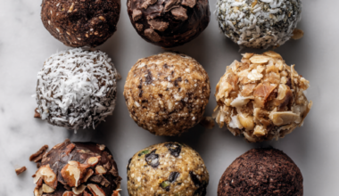 No-Baked protein balls for healthy snacks